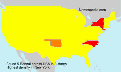 Surname Bennai in USA