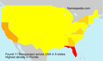 Surname Beregszaszi in USA