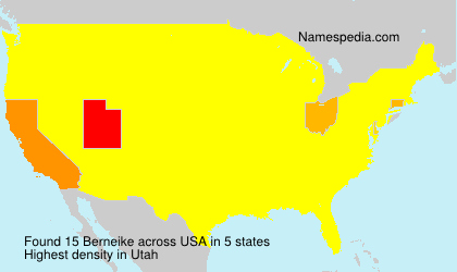 Surname Berneike in USA