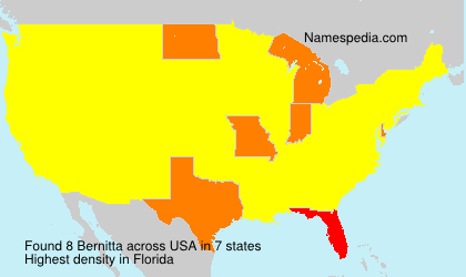 Surname Bernitta in USA
