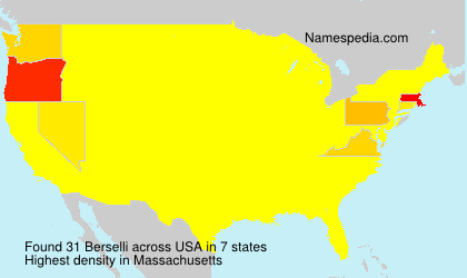 Surname Berselli in USA