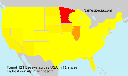 Surname Beseke in USA