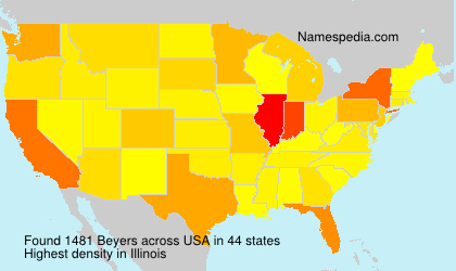 Surname Beyers in USA