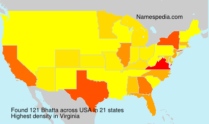 Surname Bhatta in USA