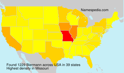 Surname Biermann in USA