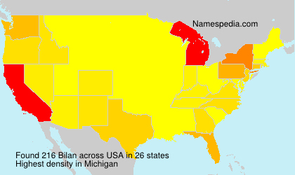 Surname Bilan in USA