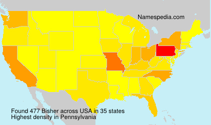 Surname Bisher in USA