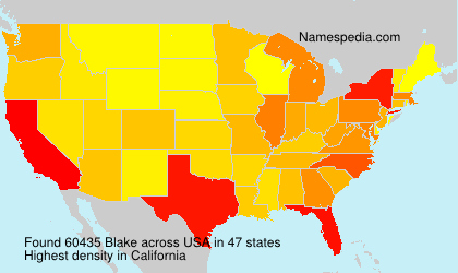 Surname Blake in USA