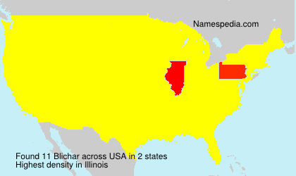 Surname Blichar in USA
