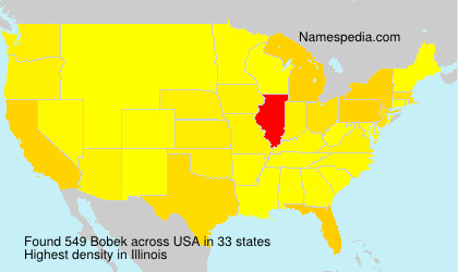 Surname Bobek in USA