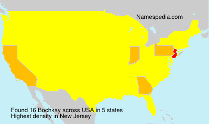 Surname Bochkay in USA