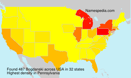 Surname Bogdanski in USA