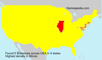 Surname Boleslawa in USA