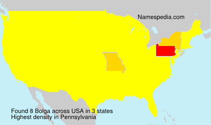 Surname Bolga in USA
