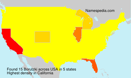 Surname Borutzki in USA