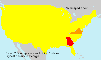 Surname Bourogaa in USA