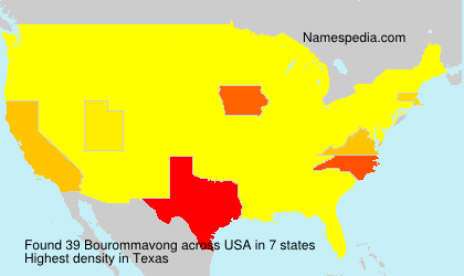 Surname Bourommavong in USA