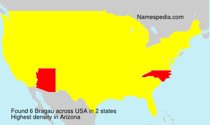 Surname Bragau in USA