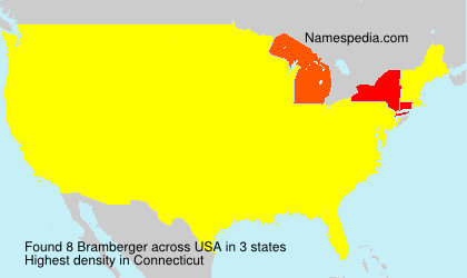 Surname Bramberger in USA