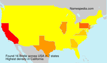 Surname Brelle in USA