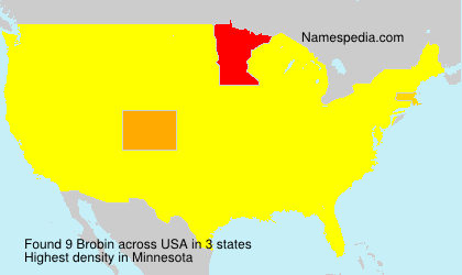Surname Brobin in USA