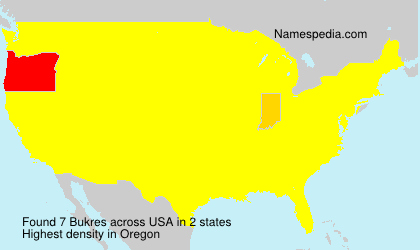 Surname Bukres in USA