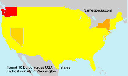 Surname Buluc in USA