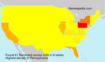 Surname Burchianti in USA
