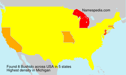 Surname Bushido in USA