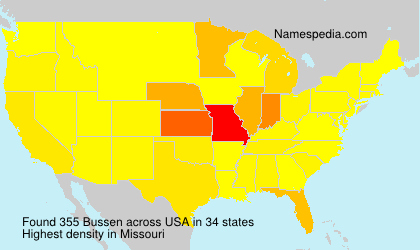 Surname Bussen in USA