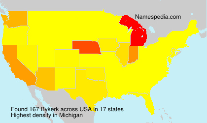 Surname Bykerk in USA