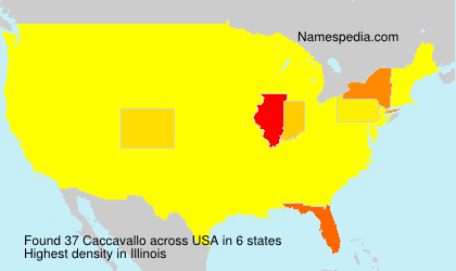 Surname Caccavallo in USA