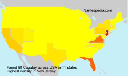 Surname Cagatay in USA