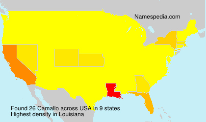 Surname Camallo in USA