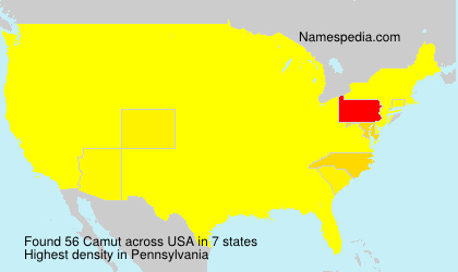 Surname Camut in USA