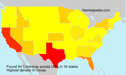 Surname Cantreras in USA