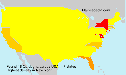 Surname Cardegna in USA