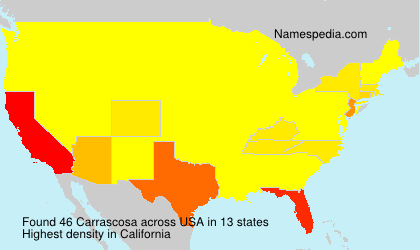 Surname Carrascosa in USA