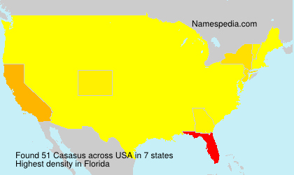 Surname Casasus in USA
