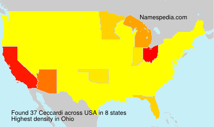 Surname Ceccardi in USA