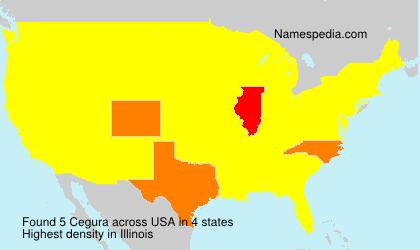 Surname Cegura in USA