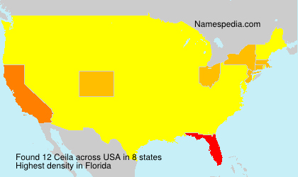 Surname Ceila in USA
