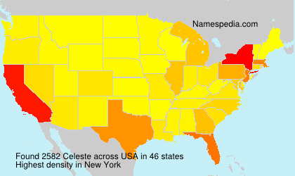 Surname Celeste in USA