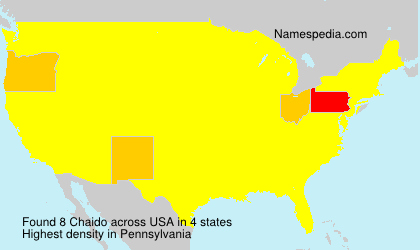 Surname Chaido in USA