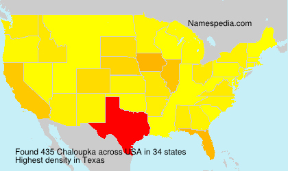 Surname Chaloupka in USA