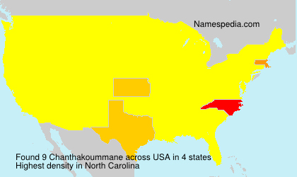 Surname Chanthakoummane in USA