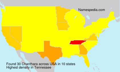 Surname Chanthara in USA