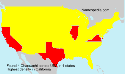 Surname Chaouachi in USA