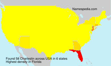 Surname Charlestin in USA