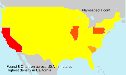 Surname Chartron in USA